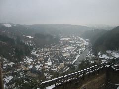 Vianden from the castle